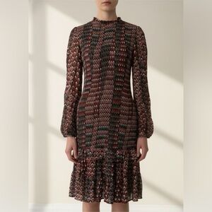 Blank NYC Multicolor Long Sleeve Dress